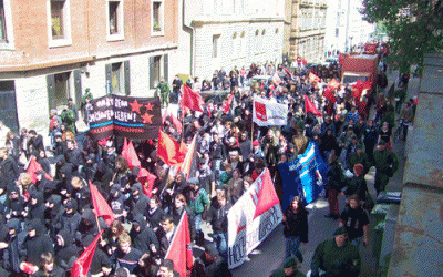 Bericht und Bilder zum Revolutionären 1. Mai 2008 in Stuttgart