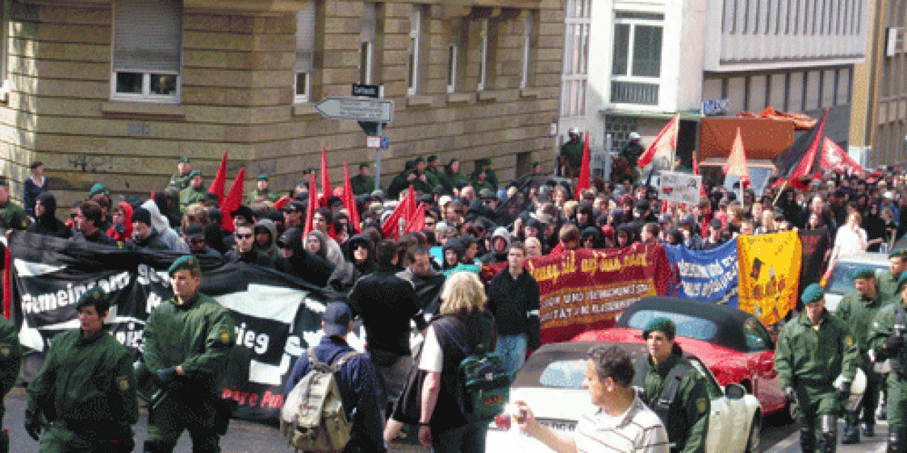 Rede der Revolutionären Aktion Stuttgart am 2. Mai 2009