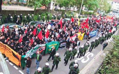 Bericht und Bilder zum 1. Mai 2010 in Stuttgart