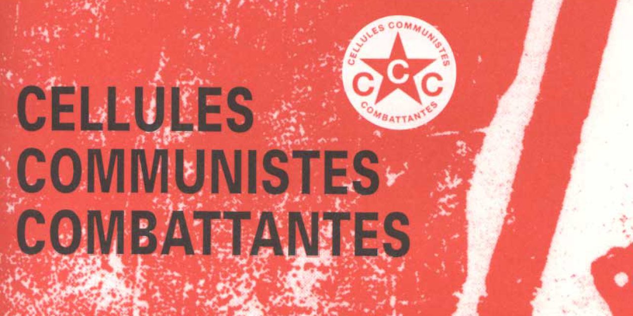 Broschüre zu den Kämpfenden Kommunistischen Zellen (CCC, Belgien)