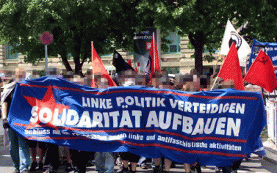 Demonstration gegen Repression in Stuttgart