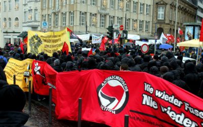 Demonstration in Bonn gegen die Kriegskonferenz der Nato