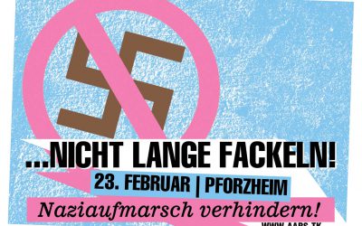Gelungener antifaschistischer Protest gegen den Naziaufmarsch am 23. Februar in Pforzheim!