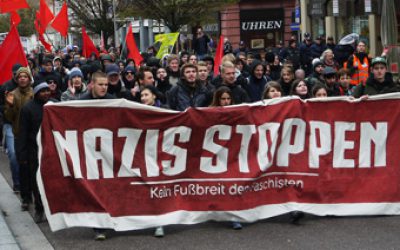 Vielfältige Aktionen gegen Nazis am 12.10.13 in Göppingen