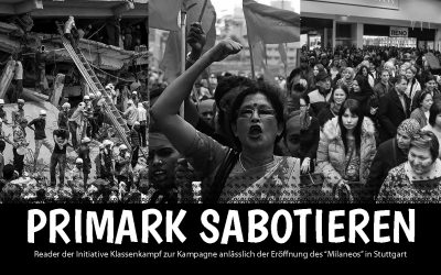 Kampagne & Aktionen gegen Primarkeröffnung in Stuttgart