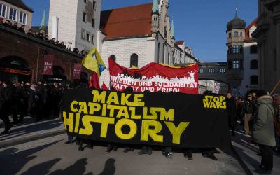 Demonstration gegen die NATO Sicherheitskonferenz in München