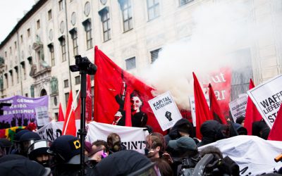 Proteste gegen die NATO Kriegskonferenz in München