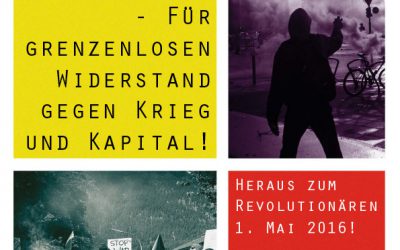 Heraus zum Revolutionären 1. Mai 2016!