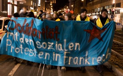 Internationale Solidarität mit den Gelbwesten in Frankreich!