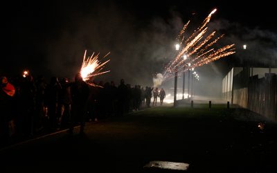 Silvesterdemo um die JVA-Stammheim