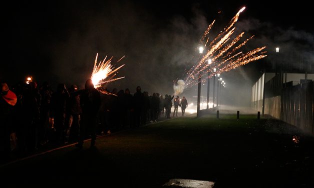 Silvesterdemo um die JVA-Stammheim