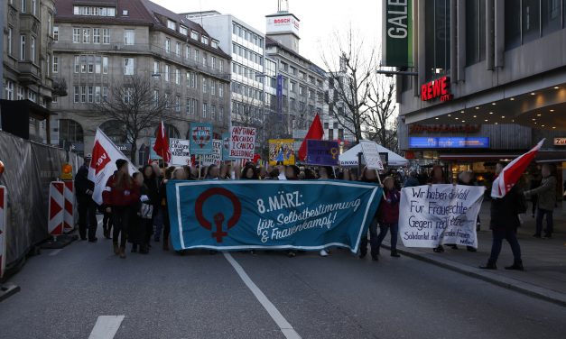 Demonstration zum internationalen Frauenkampftag