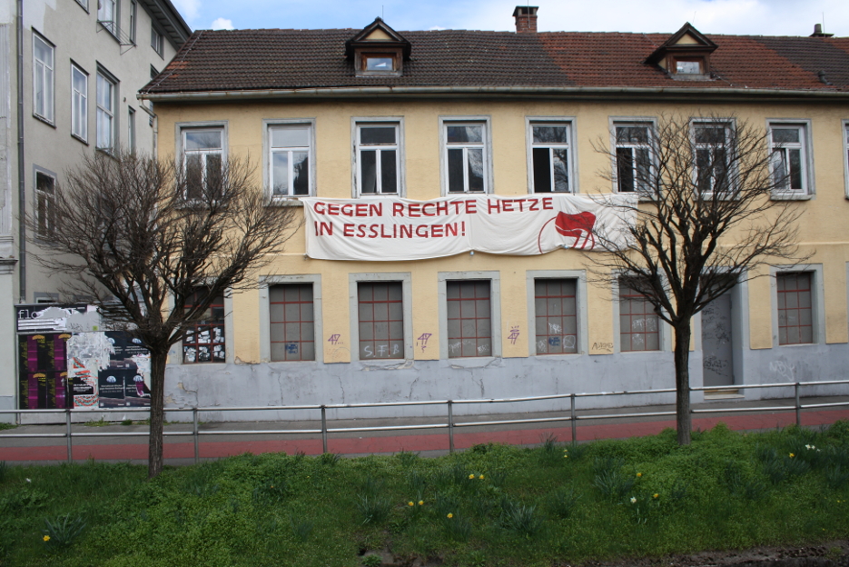 Kundgebung gegen die AFD in Esslingen