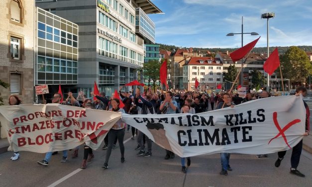 Erste Eindrücke vom Klimastreik in Stuttgart