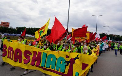 Nachbereitung und Video der Proteste gegen die IAA in München