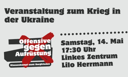 Veranstaltung zum Krieg in der Ukraine