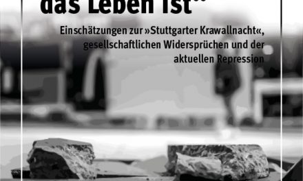 Stuttgarter Krawallnacht | Dort kämpfen wo das Leben ist!