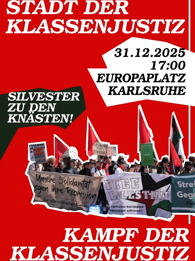 Revolutionäre Silvester-Demo in Karlsruhe!