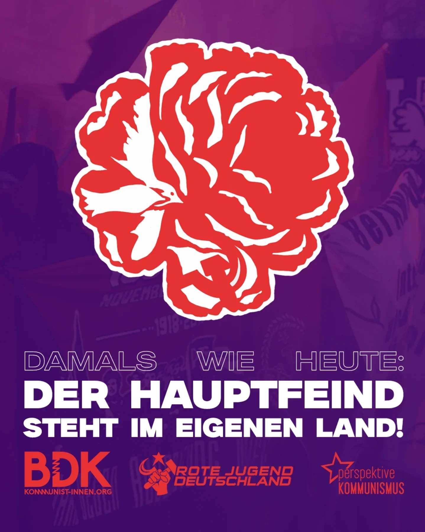 Gedenken an Luxemburg, Liebknecht und Lenin in Berlin